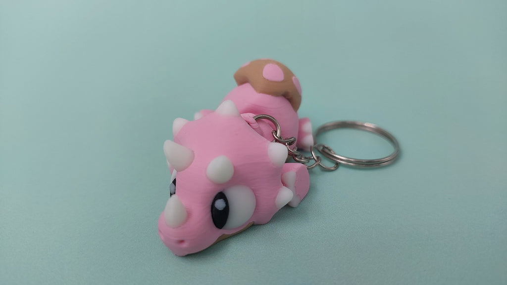 Triceratops Dinosour (keychain)
